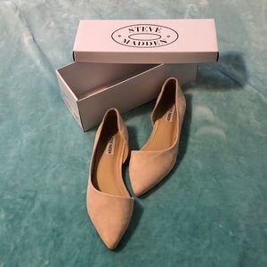 Steve Madden Adriana Natural Suede Leather Shoes